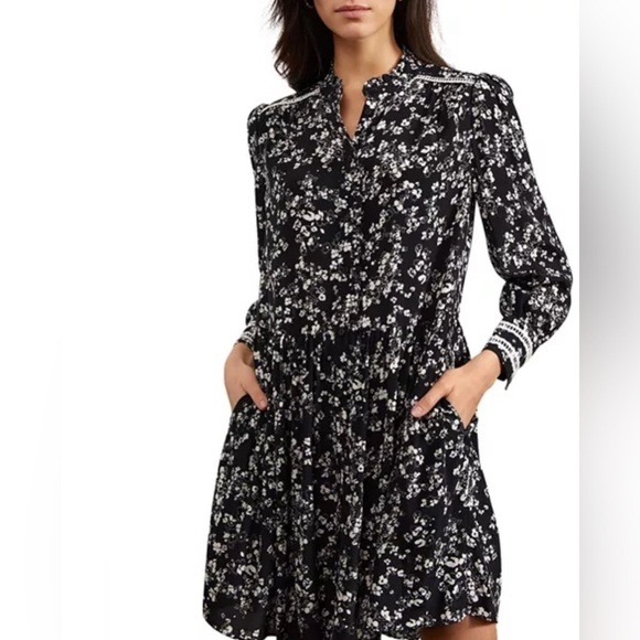 Hobbs London Limited Edition Victoria Printed Dress SZ 4 US 10 UK - Picture 1 of 9
